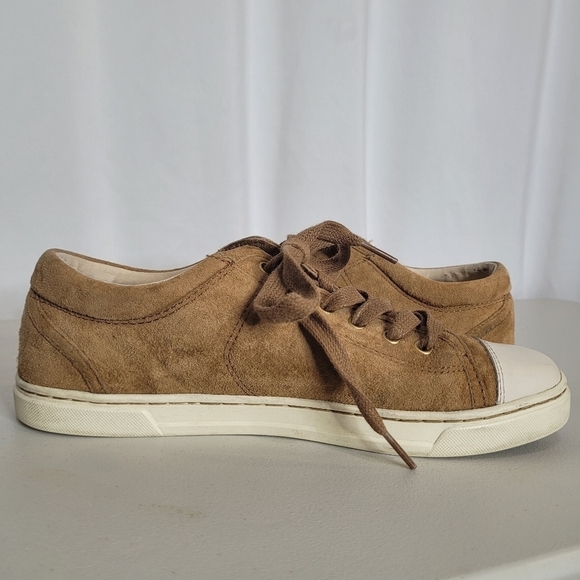 UGG Brown Suede Taya Sneaker - Size 8 - Picture 4 of 16